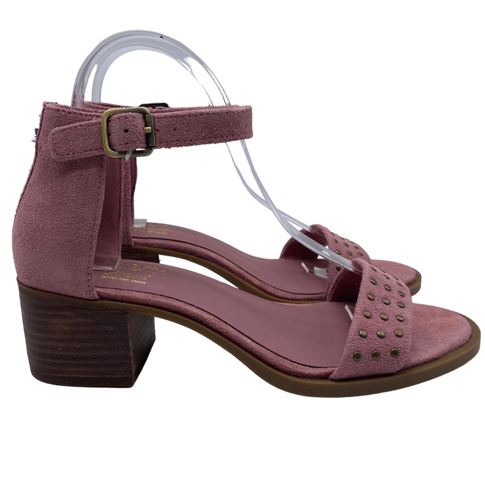 Koolaburra by UGG Sandals Bellen Pink Suede Strappy Barbie Barbiecore Size 6 - Picture 3 of 15